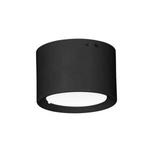 LED Aufbauspot Schwarz rund 8 cm 4000 K DOWNLIGHT