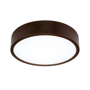 LED Deckenleuchte ABBEY Braun Modern rund