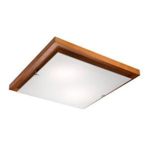 Wohnzimmerlampe Braun Weiß Holz Deckenleuchte