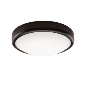LED Deckenleuchte Holz Braun rund Wohnzimmer