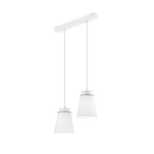 Pendelleuchte Weiß Holz Modern Esstisch Lampe