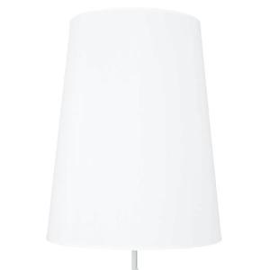 Stoff Lampenschirm Weiß für Stehlampen E27 konisch Ø50cm