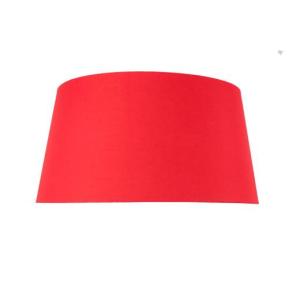 Stoff Lampenschirm groß 60 cm rund konisch Rot
