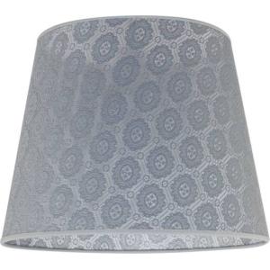 Konischer Lampenschirm Grau Hängelampe E27 Textil