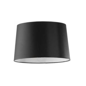 Schwarzer Lampenschirm für Stehlampen konisch Ø45cm