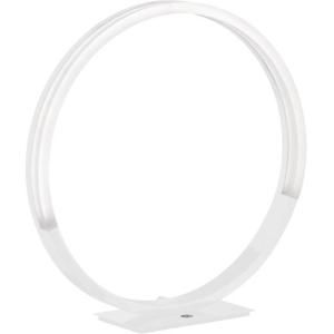 LED Tischleuchte Touch Dimmer rund Ring Weiß H:42cm