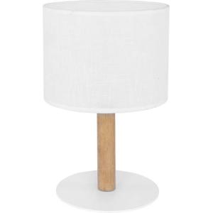 Tischlampe Weiß Holz SEYA Wohnzimmer Bett Lampe