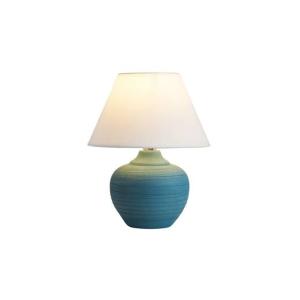 Kleine Nachttischlampe mit Schalter H:25cm in Blau