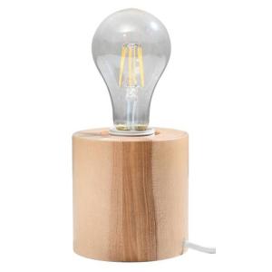 Kleine Holzlampe rund Ø10cm H:10cm für E27 dekorativ