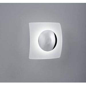 Moderne LED Wandlampe Coronas Weiß-Grau