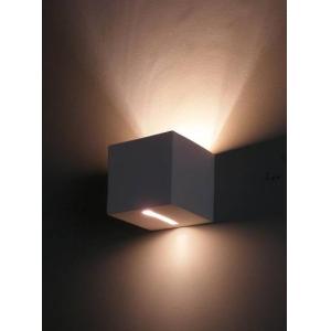 Wandlampe Weiß E27 Modern Gips Up Down indirektes Licht