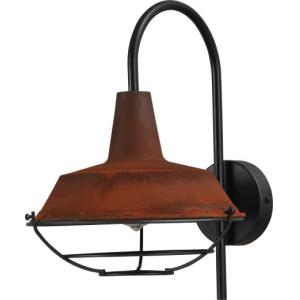 Wandlampe Braun PRATO Schirmgitter Ø25cm Industrie