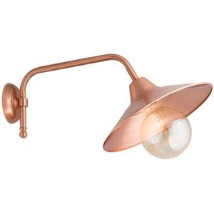 Design Wandlampe Messing in Kupfer E27 Wohnzimmer