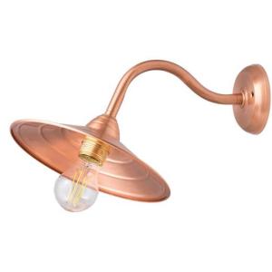 Wandleuchte ANGELOS Kupfer Echt-Messing edel E27