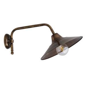 Designer Wandlampe aus Messing groß ANGELOS Treppe