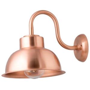 Dekorative Wandleuchte Messing in Kupfer E27 Ø23cm