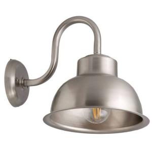 Edle Wandlampe ARTEMIS Nickel Echt-Messing Treppe