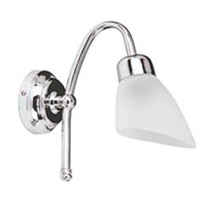 Badlampe Chrom Echt-Messing E14 rostfrei ISMENE