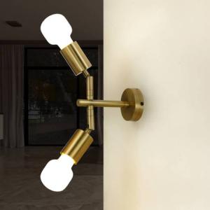 Strahler Echt-Messing verstellbar inkl. LED Premium