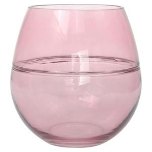 360Living Glasvase Sidney 500 rosa Glas B/H/L: ca. 17x17x17…