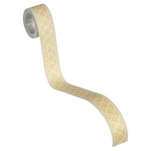 A.S.Creation Bordüre gold weiß B/H/D: ca. 4x500x7 cm