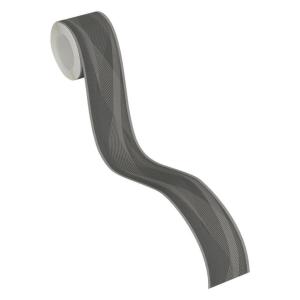 A.S.Creation Bordüre schwarz grau B/H/D: ca. 5x500x6,5 cm