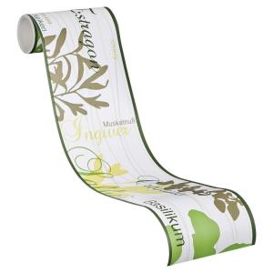 A.S.Creation Bordüre weiß grün gelb B/H/D: ca. 13x500x5,5 c…