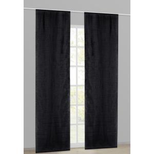 Acus Schiebevorhang Taifun schwarz B/L: ca. 60x245 cm