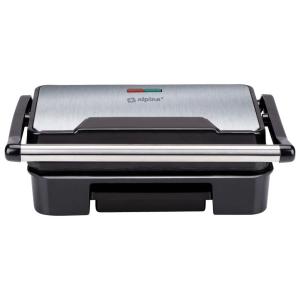 alpina Kontaktgrill silber Aluminium B/H/L: ca. 24x9,5x27,5…