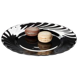 ARCOROC Dessertteller schwarz Opal-Hartglas D: ca. 19 cm