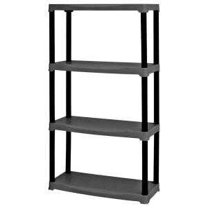 ArtPlast Kunststoffregal schwarz Kunststoff B/H/T: ca. 70x1…