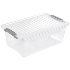 Aufbewahrungsbox transparent B/H/L: ca. 18,5x10,5x28,5 cm