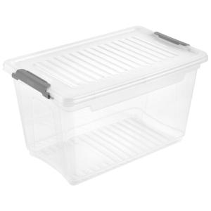 Aufbewahrungsbox transparent B/H/L: ca. 18,5x16x28,5 cm