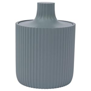 Aufbewahrungsdose grau Polyresin B/H: ca. 8,5x12 cm