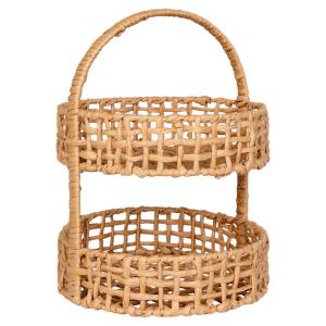 Aufbewahrungskorb Anadia natur Metall B/H/L: ca. 29x39x29 cm
