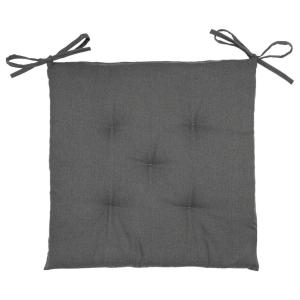 Auflage Fiona anthrazit Baumwolle B/H/L: ca. 40x4x40 cm
