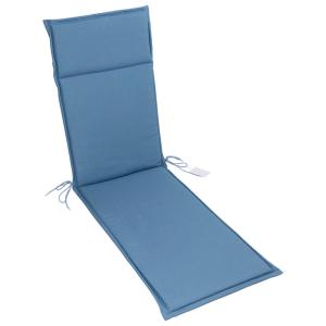 Auflage Lina rauchblau Polyester B/H/L: ca. 50x4,5x174 cm