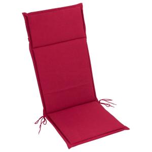 Auflage Lina weinrot Polyester B/H/L: ca. 47x4,5x121 cm