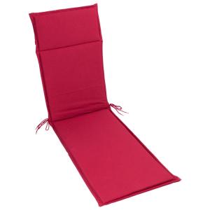 Auflage Lina weinrot Polyester B/H/L: ca. 50x4,5x174 cm