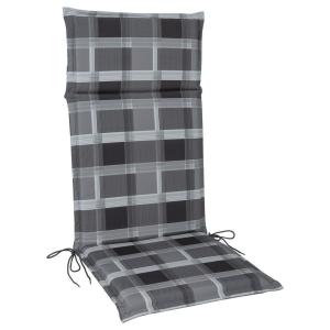 Auflage Mia grau Polyester B/H/L: ca. 47x4,5x121 cm