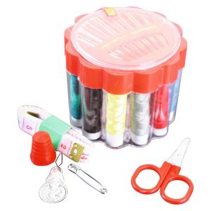 Axentia Nähgarnbox transparent Kunststoff B/H/L: ca. 8x6,5x…
