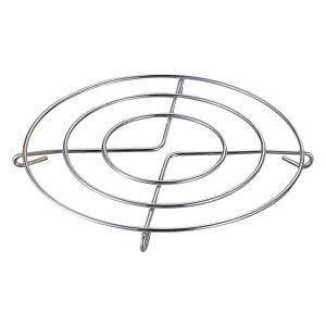 Axentia Topfuntersetzer Chrom Metall B/H/L: ca. 24x2x24 cm