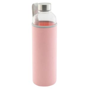 Axentia Trinkflasche rosa Edelstahl