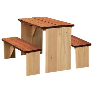 AXI Picknick-Set ZidZed braun Holz B/H/T: ca. 80x45x45 cm