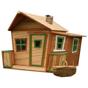 AXI Spielhaus Lisa braun B/H/L: ca. 220x174x193 cm