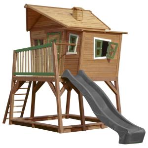 AXI Spielhaus Max braun B/H/L: ca. 432x288x193 cm