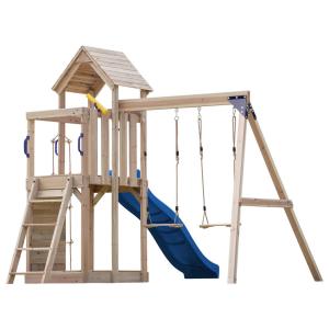 AXI Spielturm Moos blau B/H/L: ca. 342x267x375 cm