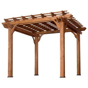 Backyard Discovery Backyard Discovery Pergola braun Holz B/…