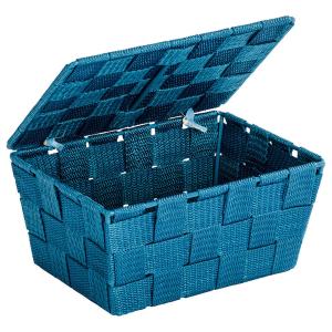 Badkorb petrol Kunststoff B/H/L: ca. 19x10x14 cm