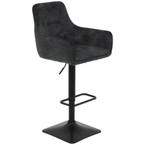 Barhocker Dora, 2er-Set anthrazit B/H/T: ca. 51x117x57 cm